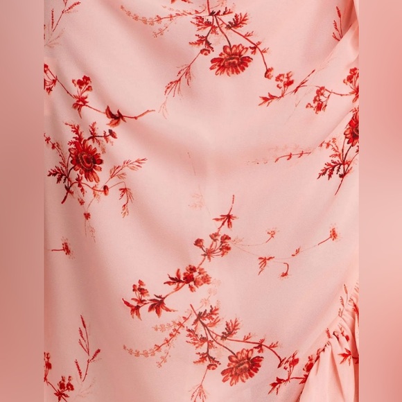 Cinq A Sept Womens Floral Print Hi-Low Midi Dress Size 2 NWT - Picture 14 of 14